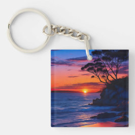 トロピカルサンセット キーホルダー