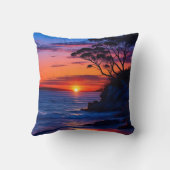 トロピカルサンセット クッション (裏面)