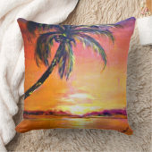 トロピカルサンセット クッション (ブランケット)