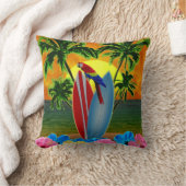 トロピカルサンセット クッション (ブランケット)