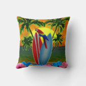 トロピカルサンセット クッション (裏面)