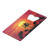 トロピカルサンセット クレジットカード栓抜き (正面アングル)