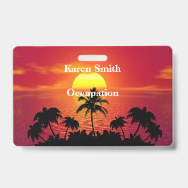 トロピカルサンセット バッジ