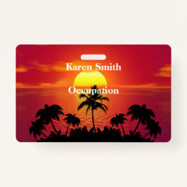 トロピカルサンセット バッジ