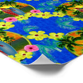 トロピカルサンセット ポスター (角)