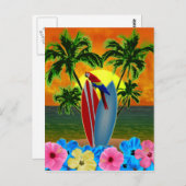 トロピカルサンセット ポストカード (正面/裏面)
