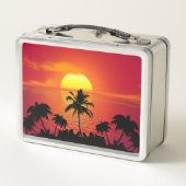 トロピカルサンセット メタルランチボックス (裏面)
