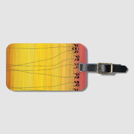 トロピカルサンセット ラゲッジタグ