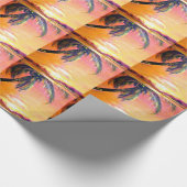 トロピカルサンセット ラッピングペーパー (角)