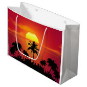 トロピカルサンセット ラージペーパーバッグ (正面アングル)
