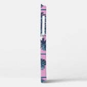 トロピカルサンセット：ヴィンテージビーチイラストレーション Case-Mate iPhoneケース (裏面 / 左)