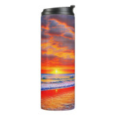 トロピカルサンセット(名パーソナライズされた前) タンブラー (回転左)