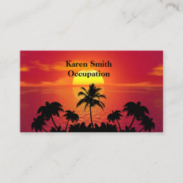 トロピカルサンセット 名刺