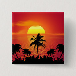 トロピカルサンセット 缶バッジ