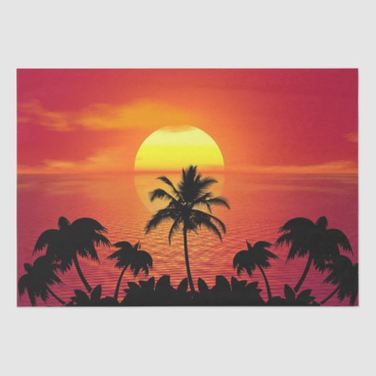 トロピカルサンセット 薄葉紙 (正面)