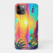 トロピカルサンセット: 鮮やかな空 Case-Mate iPhoneケース (裏)
