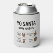 トロピカルサンタのクリスマス 缶クーラー (缶裏面)