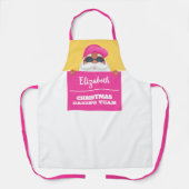 トロピカルサンタパーソナライズされたカスタム エプロン (正面)