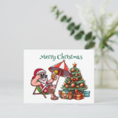 トロピカルサンタメリークリスマス ポストカード (スタンド正面)