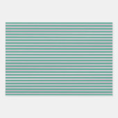 トロピカルサンタ葉ーとパームの水彩 ラッピングペーパーシート (正面3)