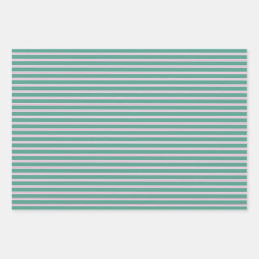 トロピカルサンタ葉ーとパームの水彩 ラッピングペーパーシート (正面3)