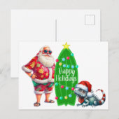 トロピカルサンタ ポストカード (正面/裏面)