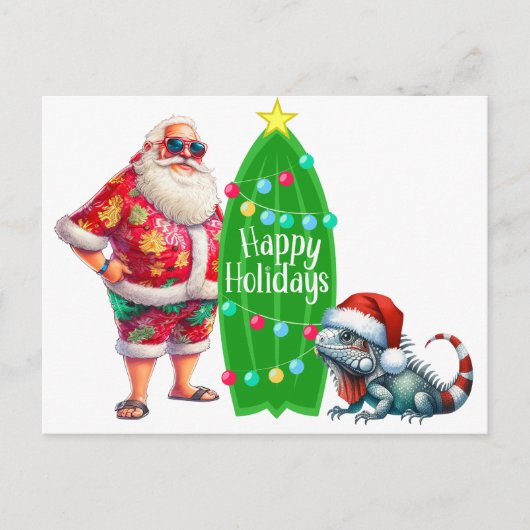 トロピカルサンタ ポストカード (正面)