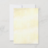 トロピカルサンディビーチ結婚式RSVP 出欠カード (裏面)