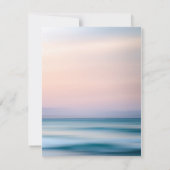 トロピカルサンディビーチ&シーシェルズウェディングレセプション 招待状 (裏面)