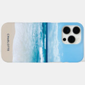 トロピカルサンディービーチモダン Case-Mate iPhoneケース (裏面 (横))