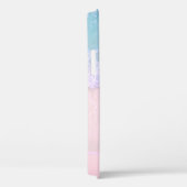 トロピカルサンドビーチとターコイズシーモノグラム Case-Mate iPhoneケース (裏面 / 右)