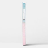 トロピカルサンドビーチとターコイズシーモノグラム Case-Mate iPhoneケース (裏面 / 左)