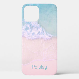 トロピカルサンドビーチとターコイズシーモノグラム iPhone 12ケース