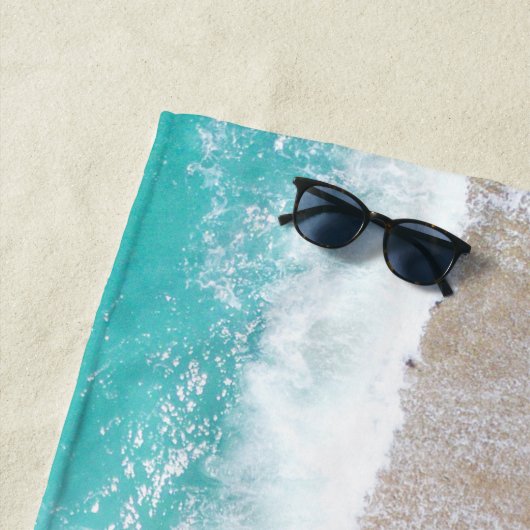 トロピカルサンドビーチ海サニーウェーブビーチハウス ビーチタオル (インサイチュ)