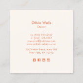 トロピカルサンモバイルスプレータンコールカード コーリングカード (裏面)