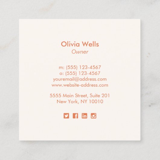 トロピカルサンモバイルスプレータンコールカード コーリングカード (裏面)