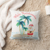 トロピカルサーフィンサンタメレカリキマカクリスマス クッション (ブランケット)