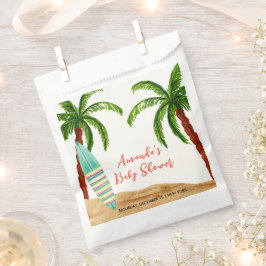 トロピカルサーフベビーオンボードベビーシャワー フェイバーバッグ