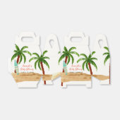 トロピカルサーフベビーオンボードベビーシャワー フェイバーボックス (折り畳みなし)