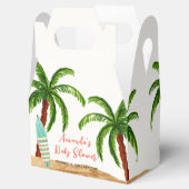 トロピカルサーフベビーオンボードベビーシャワー フェイバーボックス (オープン)
