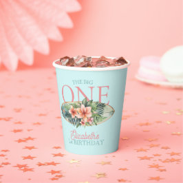 トロピカルサーフボードザ・ビッグワンの誕生日 紙コップ