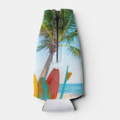 トロピカルサーフボードビーチサーフィン ボトルクーラー (裏面)