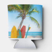 トロピカルサーフボードビーチ 缶クーラー (裏面)