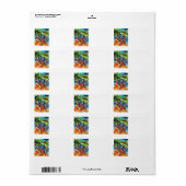 トロピカルサーフ住所 シール (フルシート)