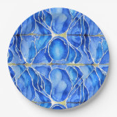 トロピカルサーフ&サンド – ビーチリビング ペーパープレート (正面)