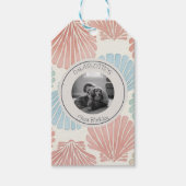 トロピカルザビックワンサーフダックシュント誕生日 ギフトタグ (正面)