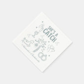 トロピカルシェスアキャッチお祝い スタンダードカクテルナプキン (角)