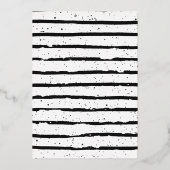 トロピカルシック | ピンクワイルドワンバースデーパーティー 箔招待状 (裏面)