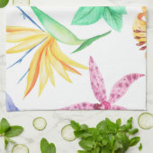 トロピカルシティアート キッチンタオル (折り畳み)