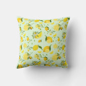 トロピカルシトラスサマーオレンジレモンスライス クッション (裏面)